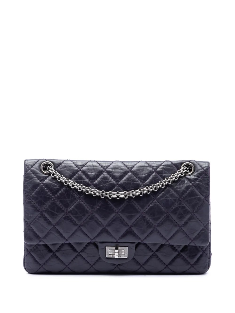 2012-2013 Quilted Aged Calfskin Reissue 2.55 Double Flap 226 shoulder bag