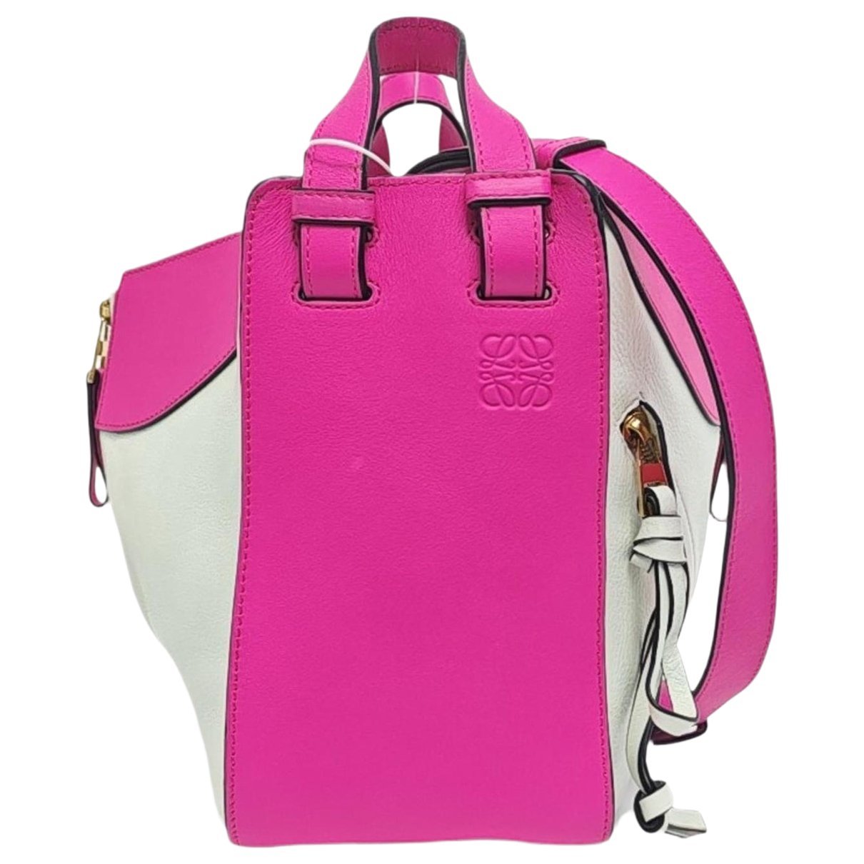 Hammock leather handbag