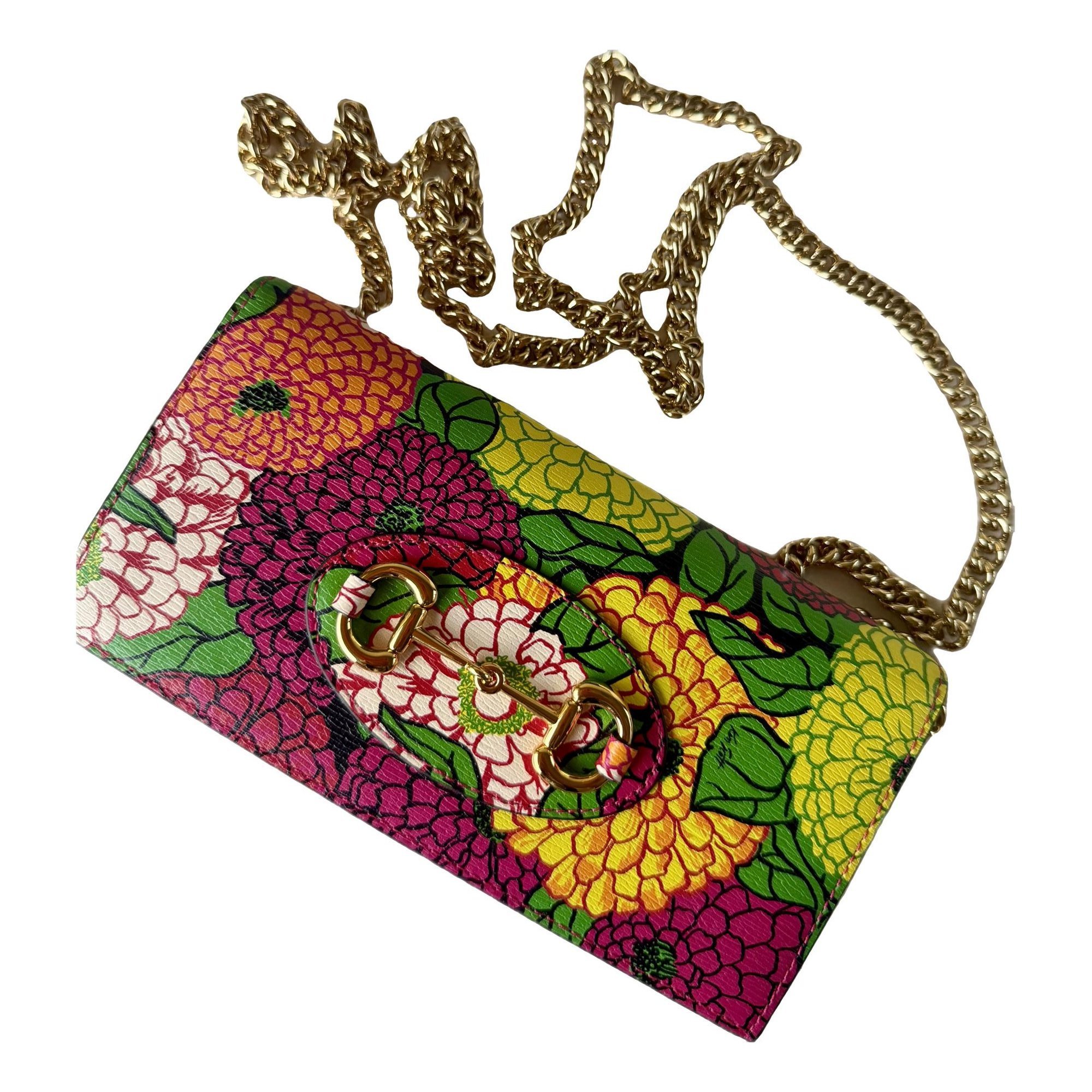 Horsebit 1955 Chain Wallet leather crossbody bag