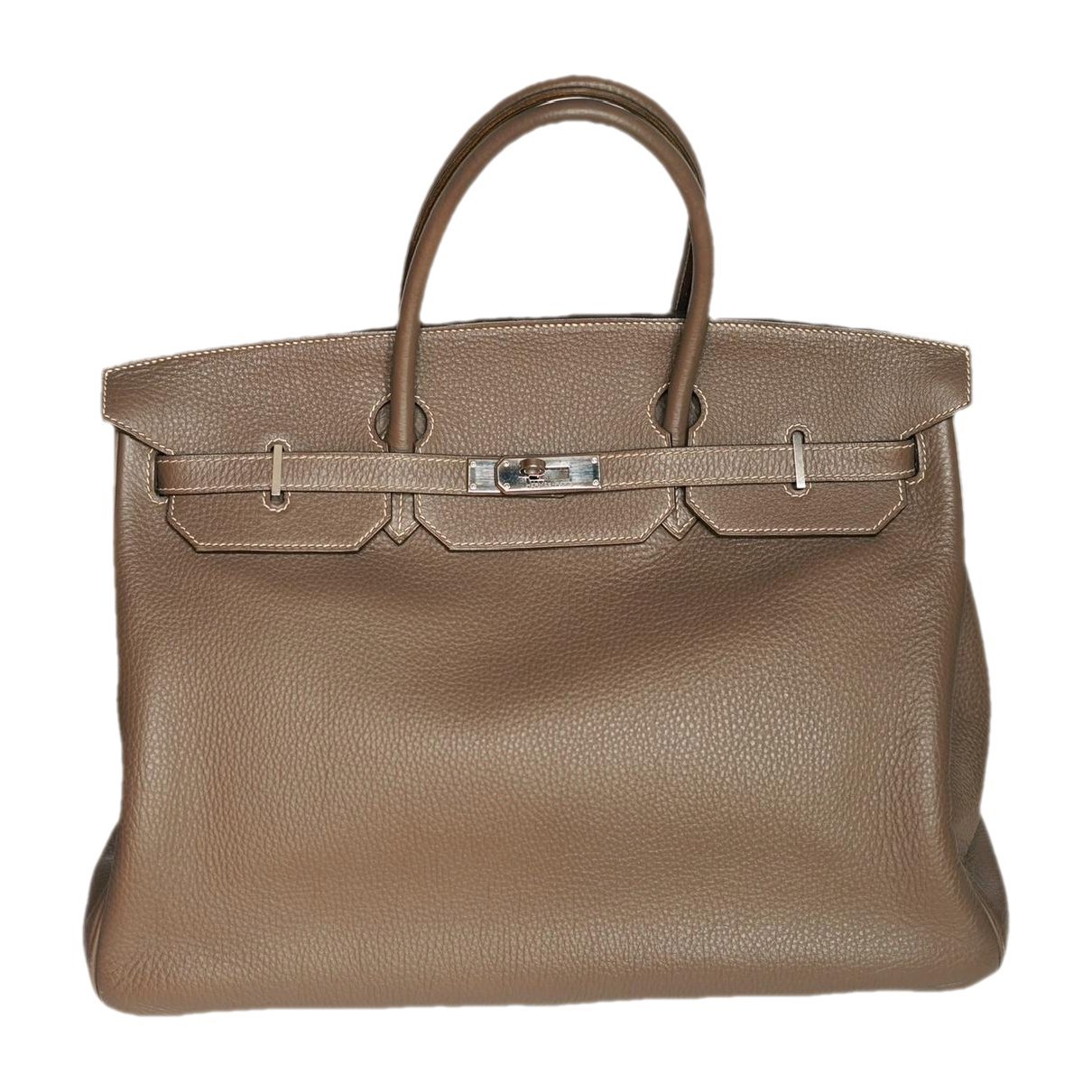 Birkin 40 leather handbag