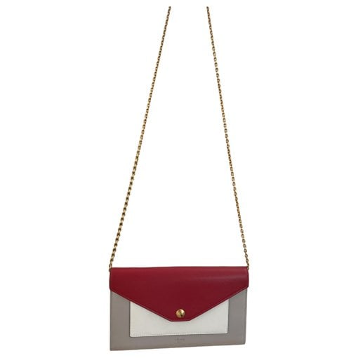 Pocket leather crossbody bag