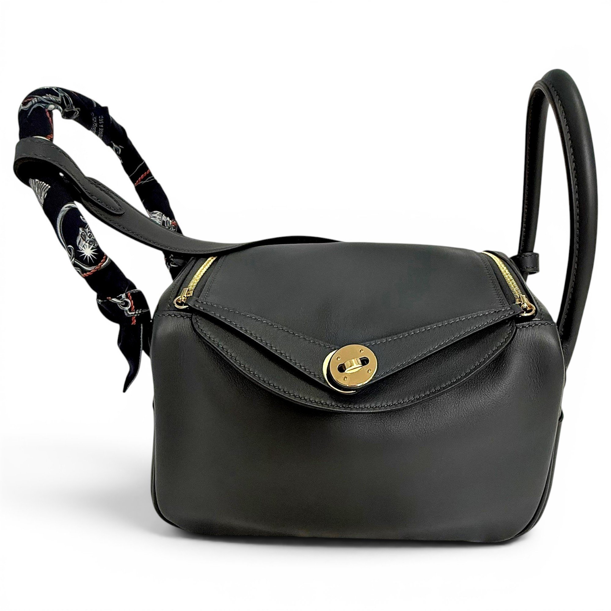 Lindy leather handbag