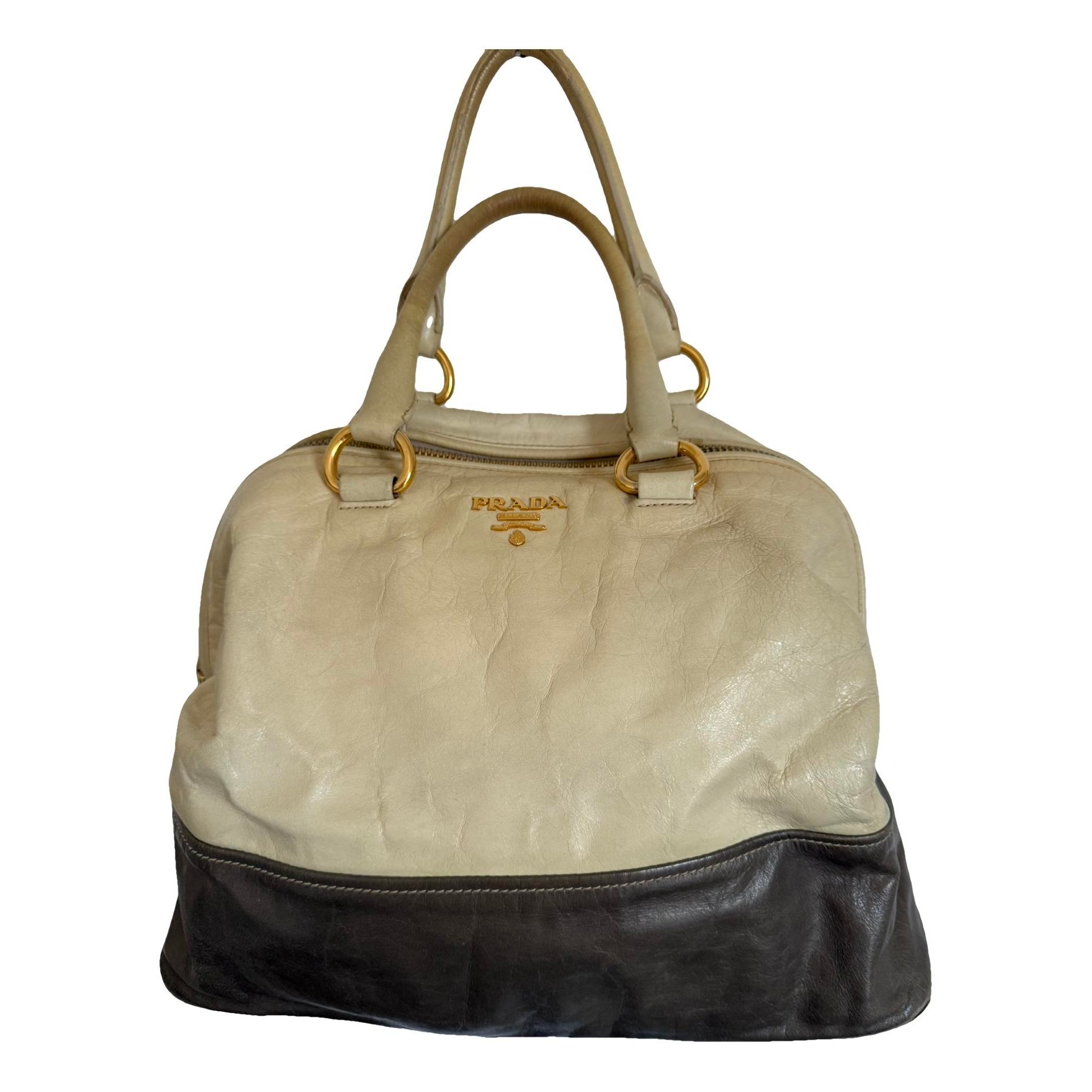 Leather tote