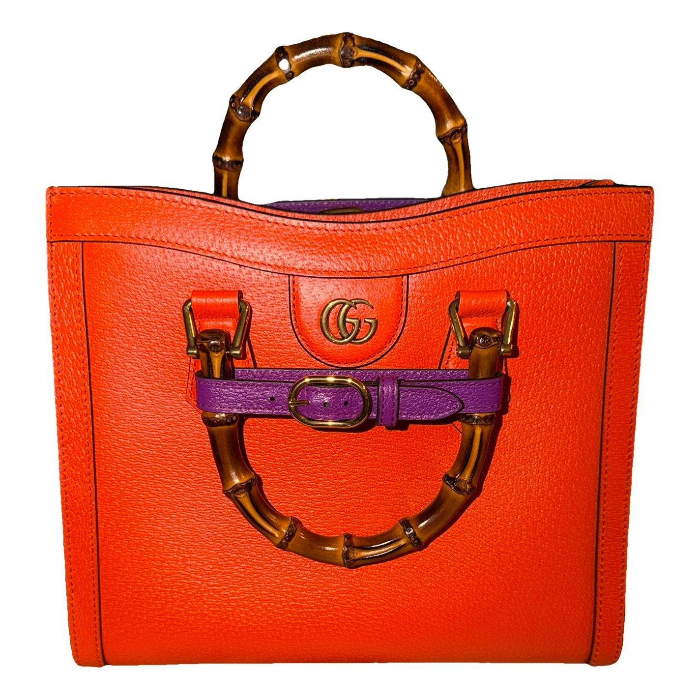 Diana Bamboo leather tote