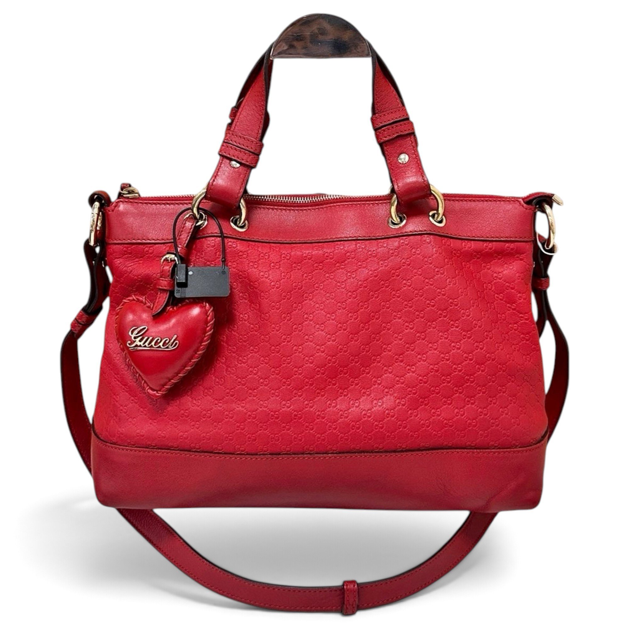 Leather tote