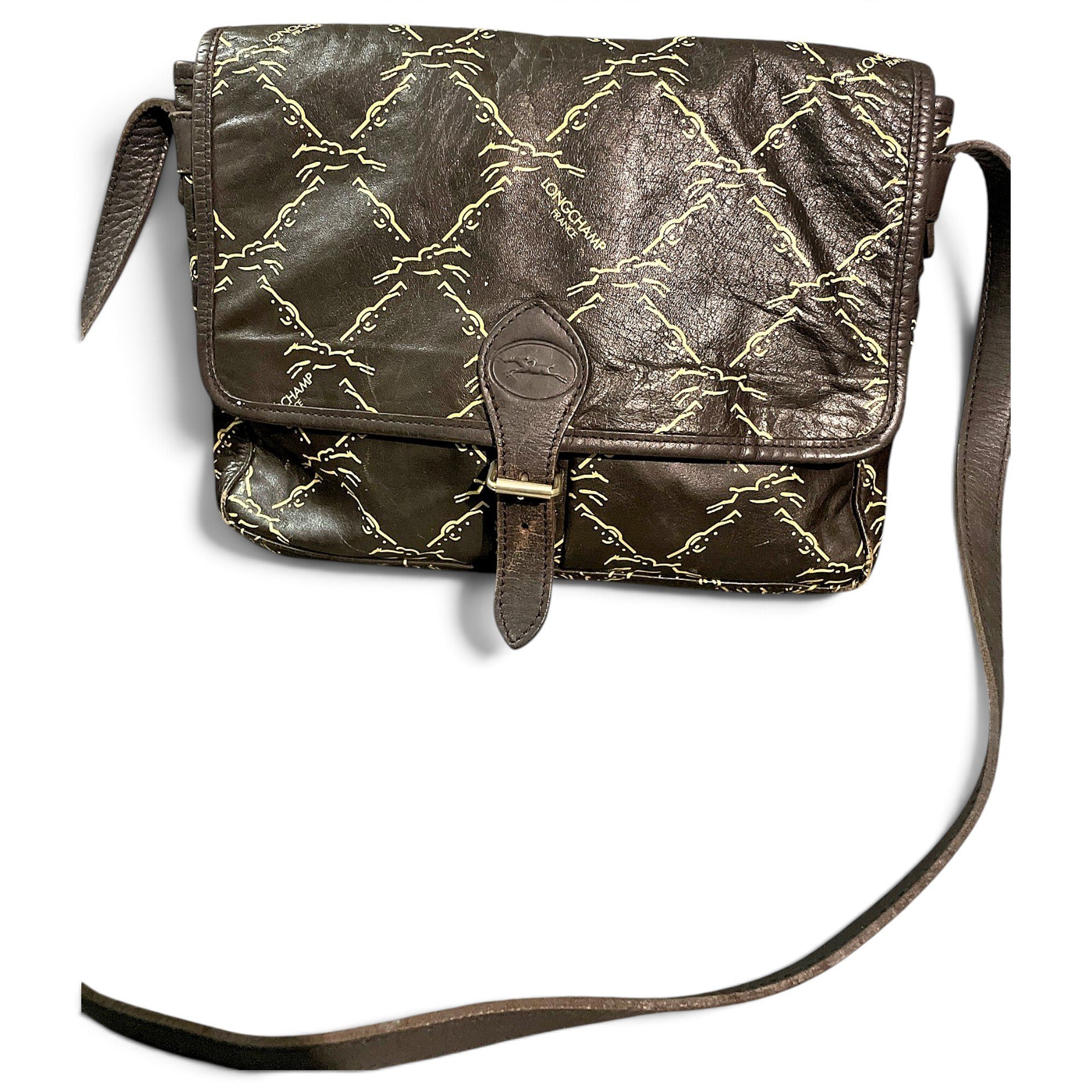 Leather crossbody bag