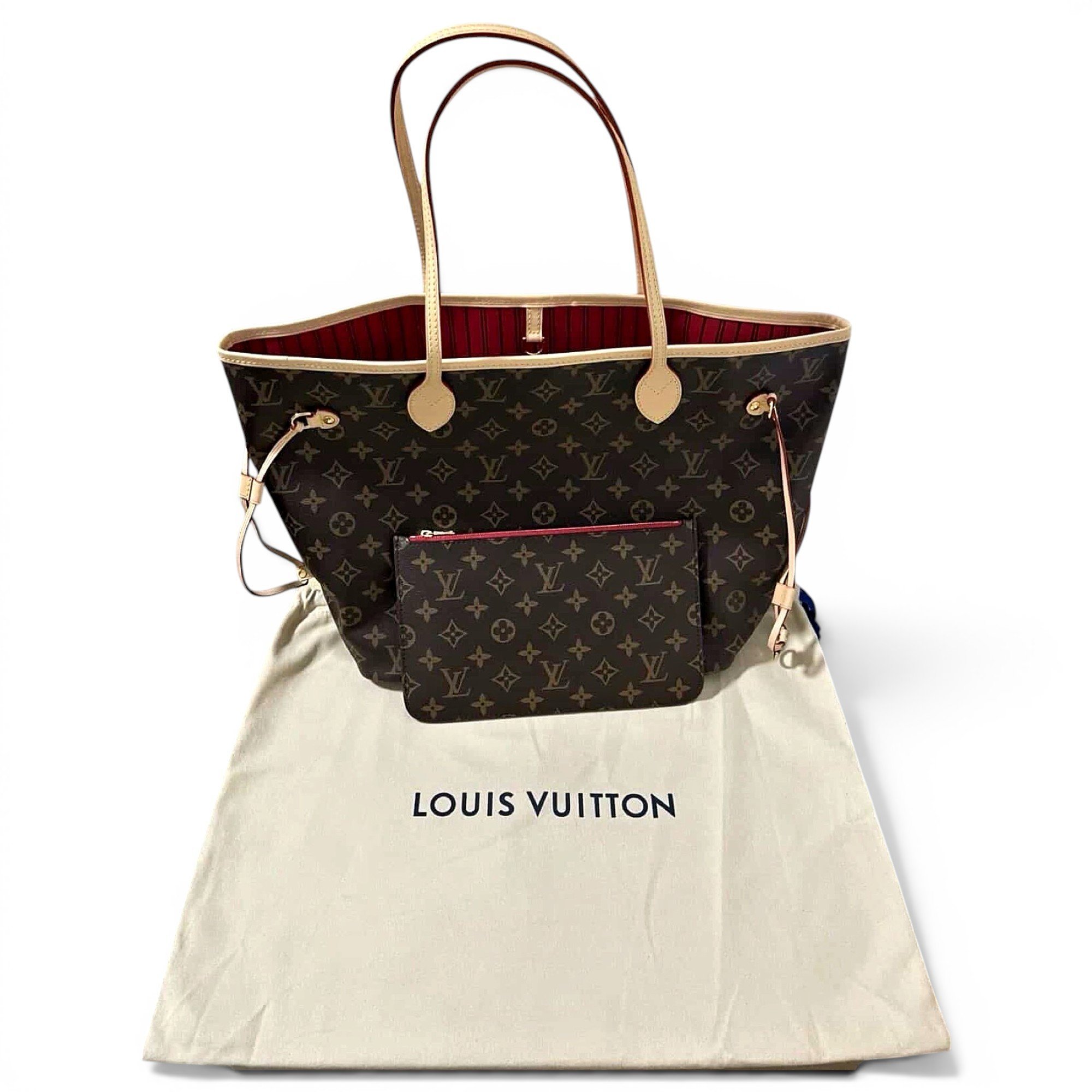 Neverfull leather tote