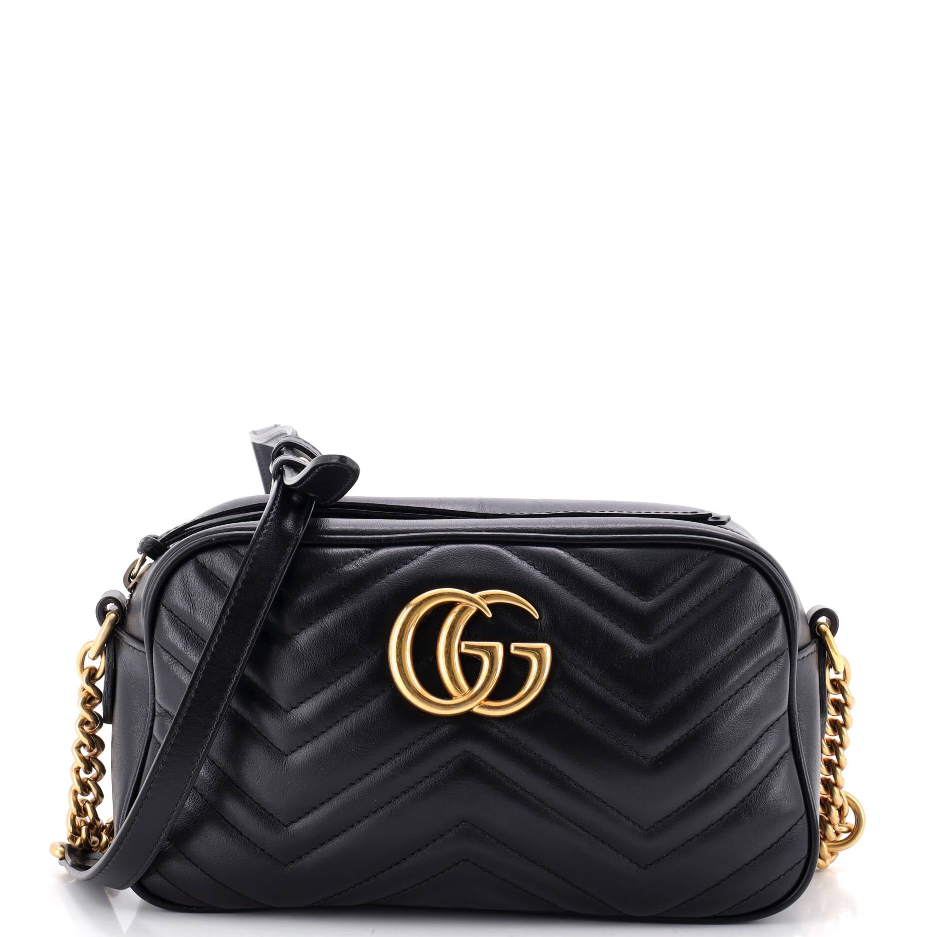 GG Marmont Shoulder Bag Matelasse Leather Small