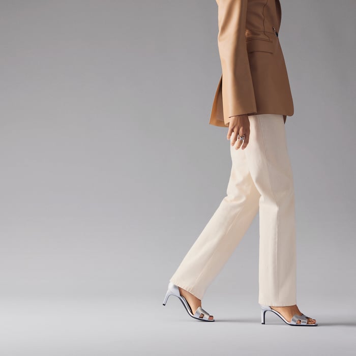 Gris Argenté Joy 70 Sandal