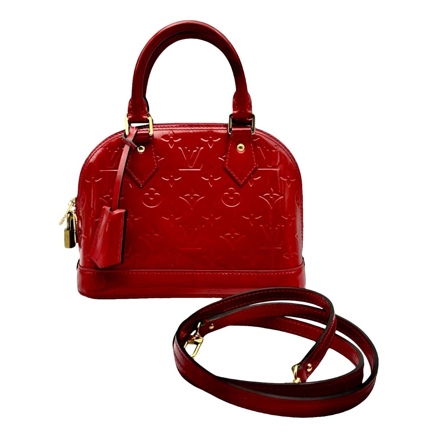 Alma BB patent leather handbag
