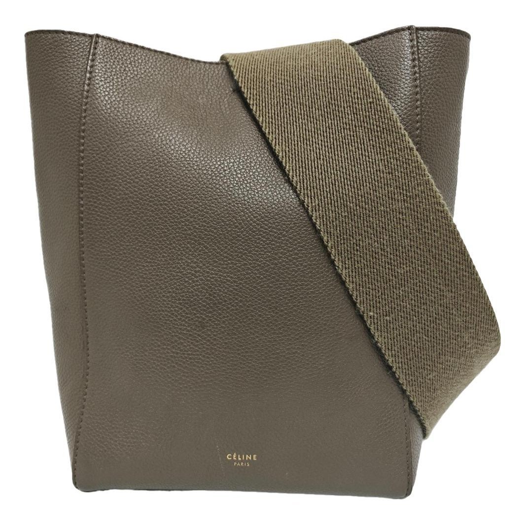 Seau Sangle leather handbag