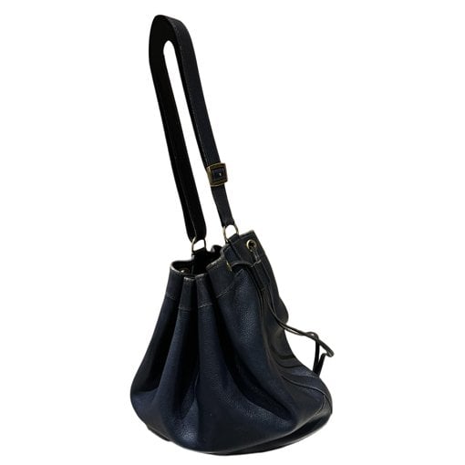 Market leather handbag