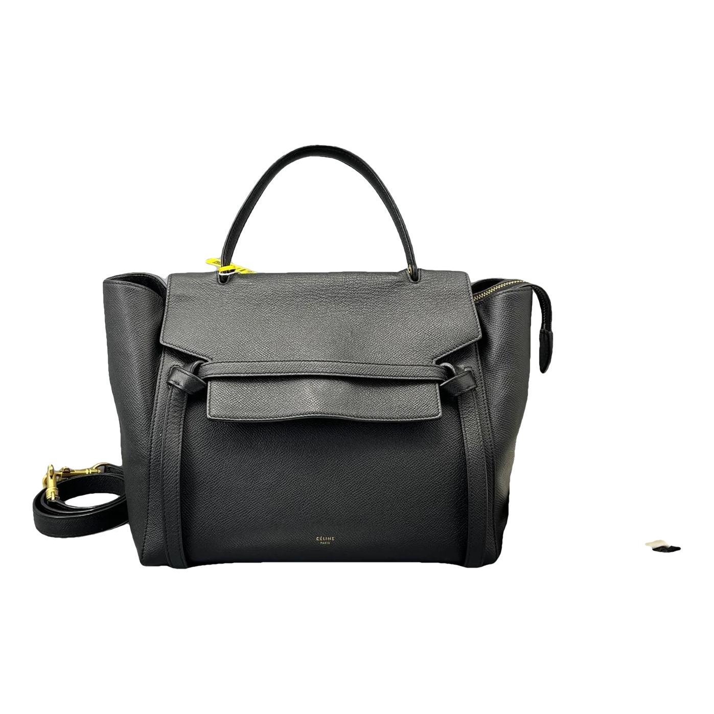 Belt leather satchel