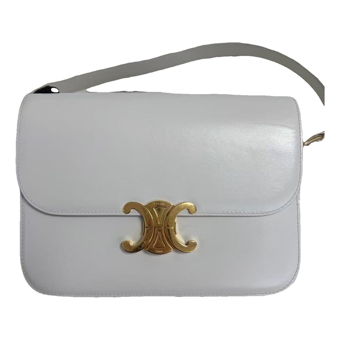 Triomphe leather handbag