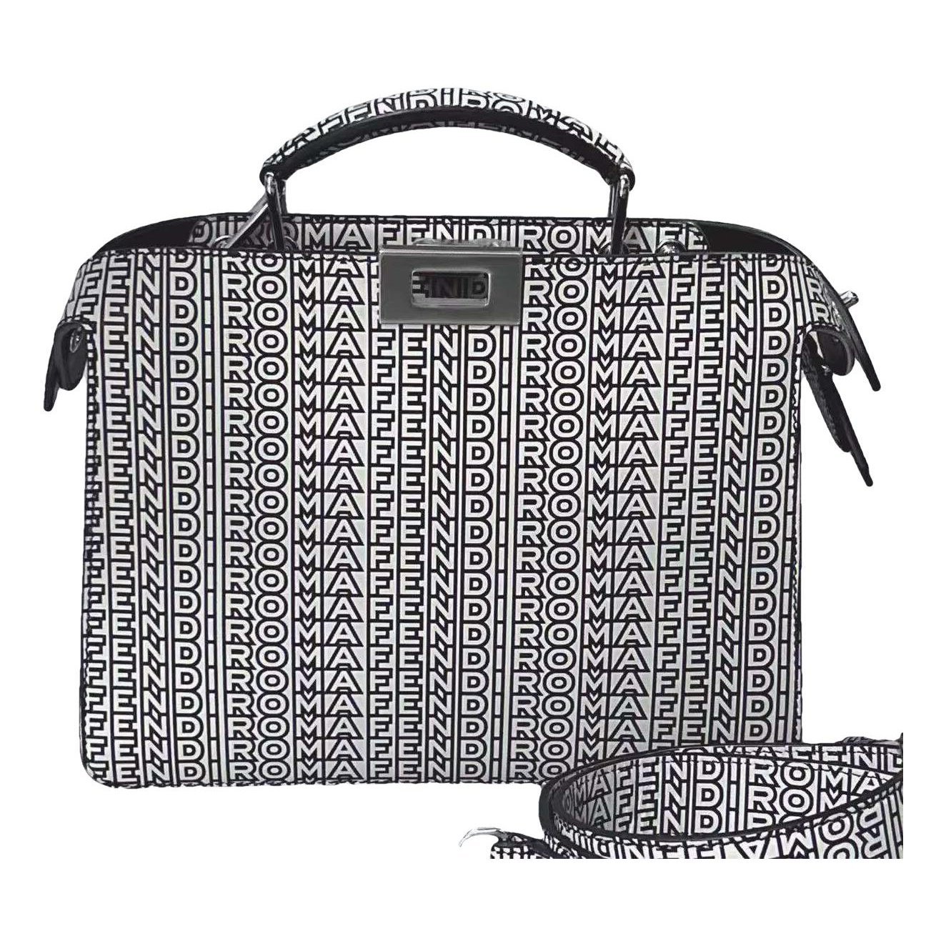 Peekaboo leather handbag