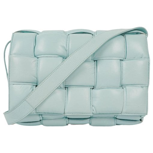 Cassette Padded leather handbag