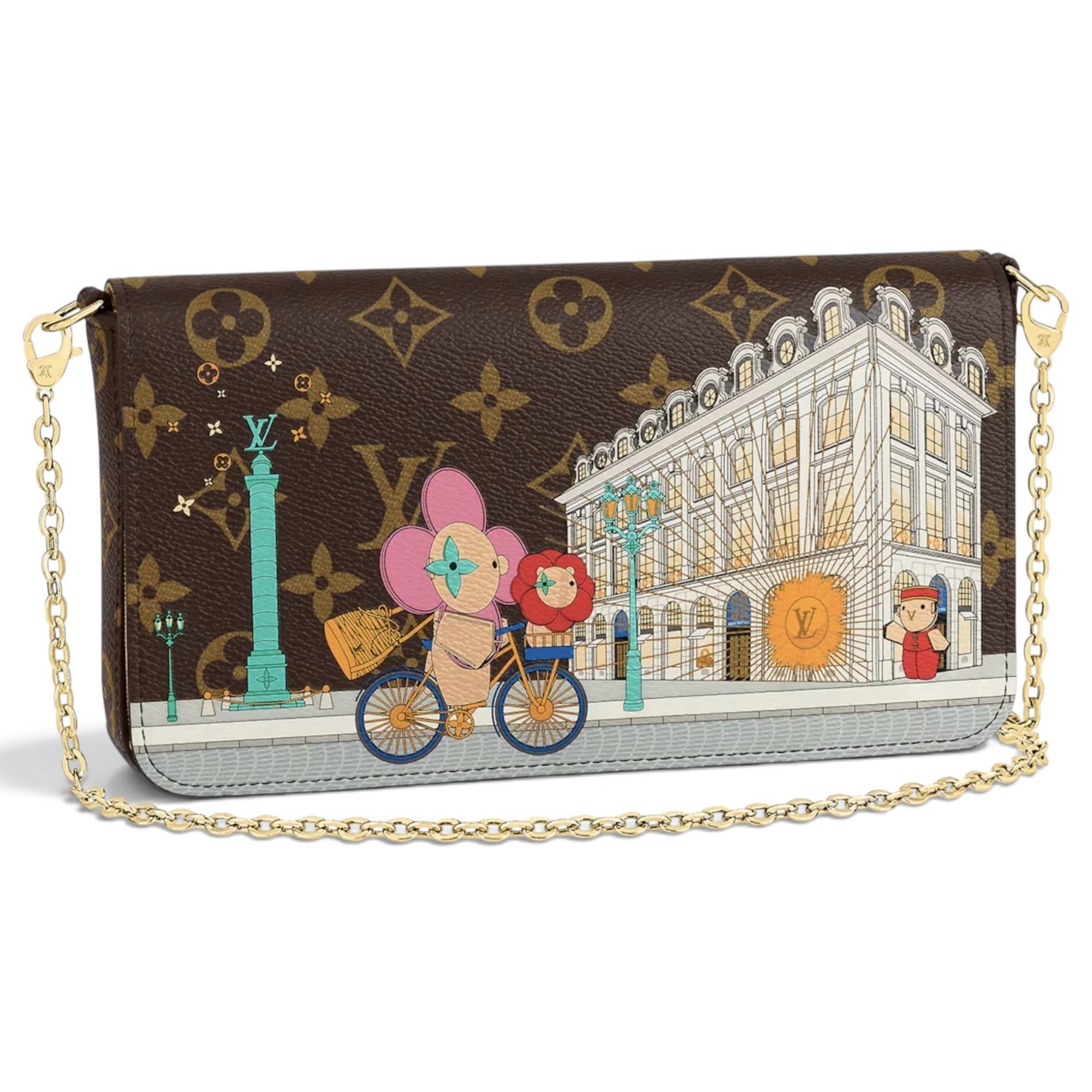 Félicie leather crossbody bag