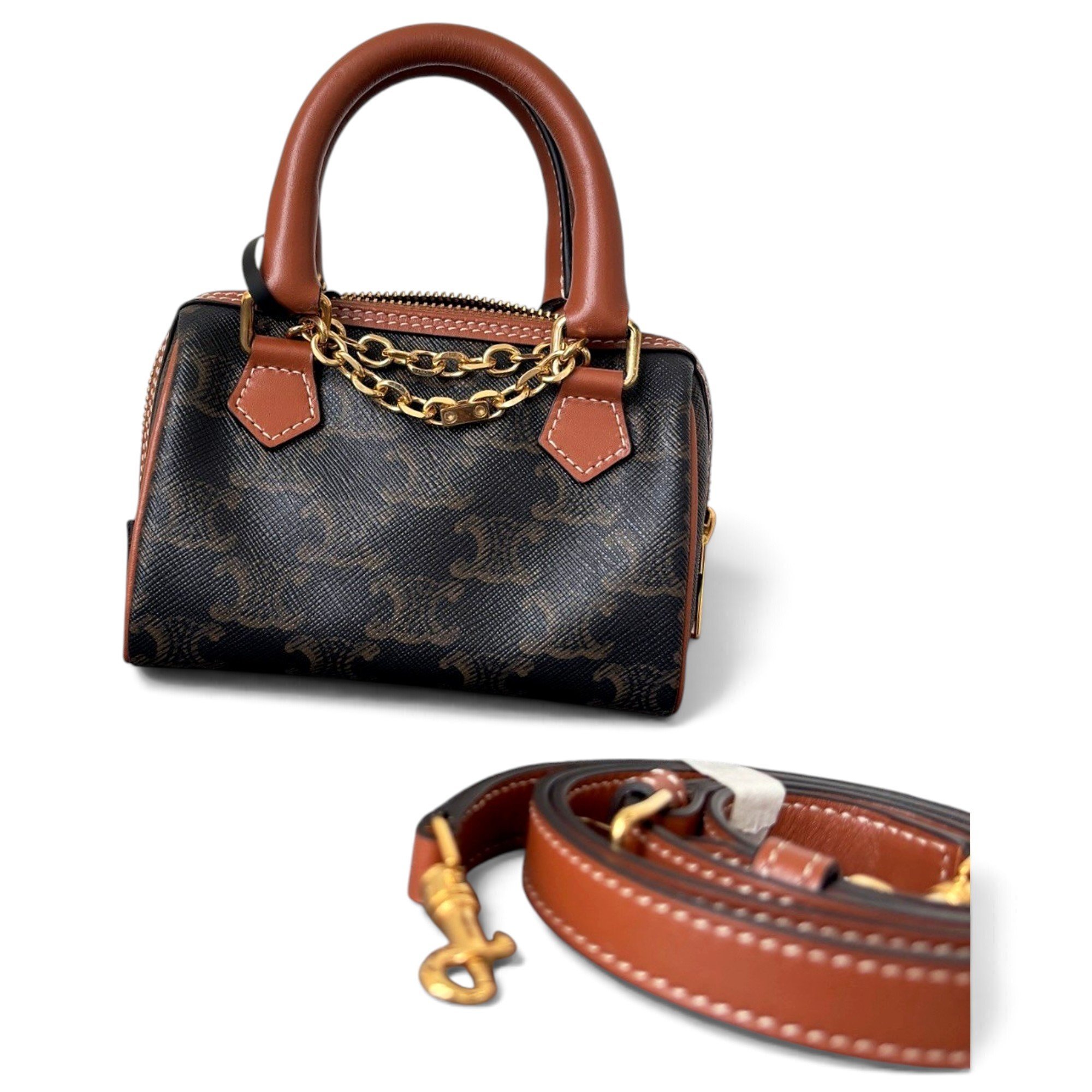 Leather handbag