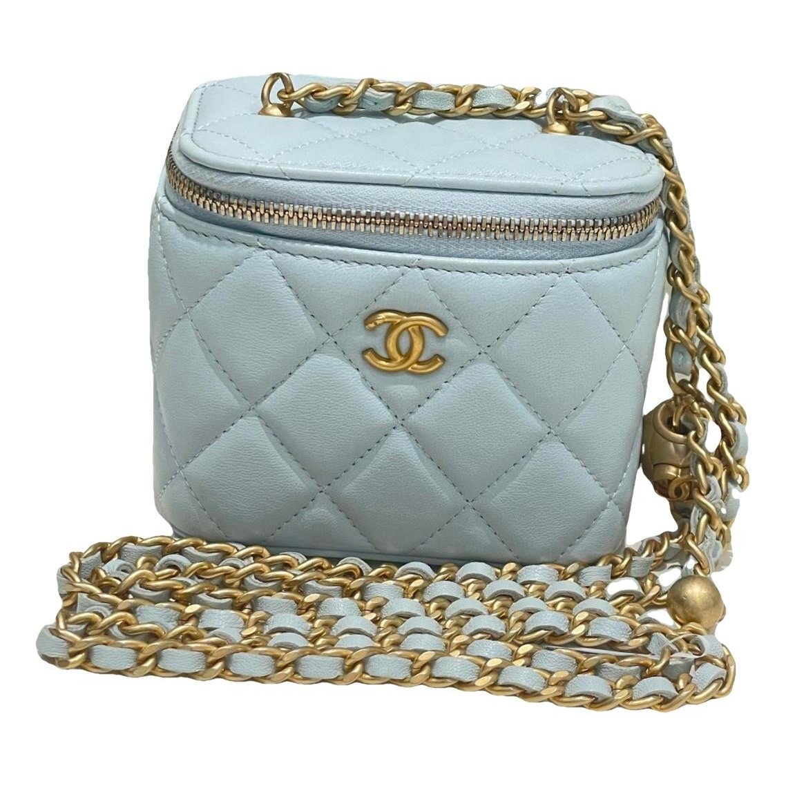 Trendy CC Vanity leather handbag