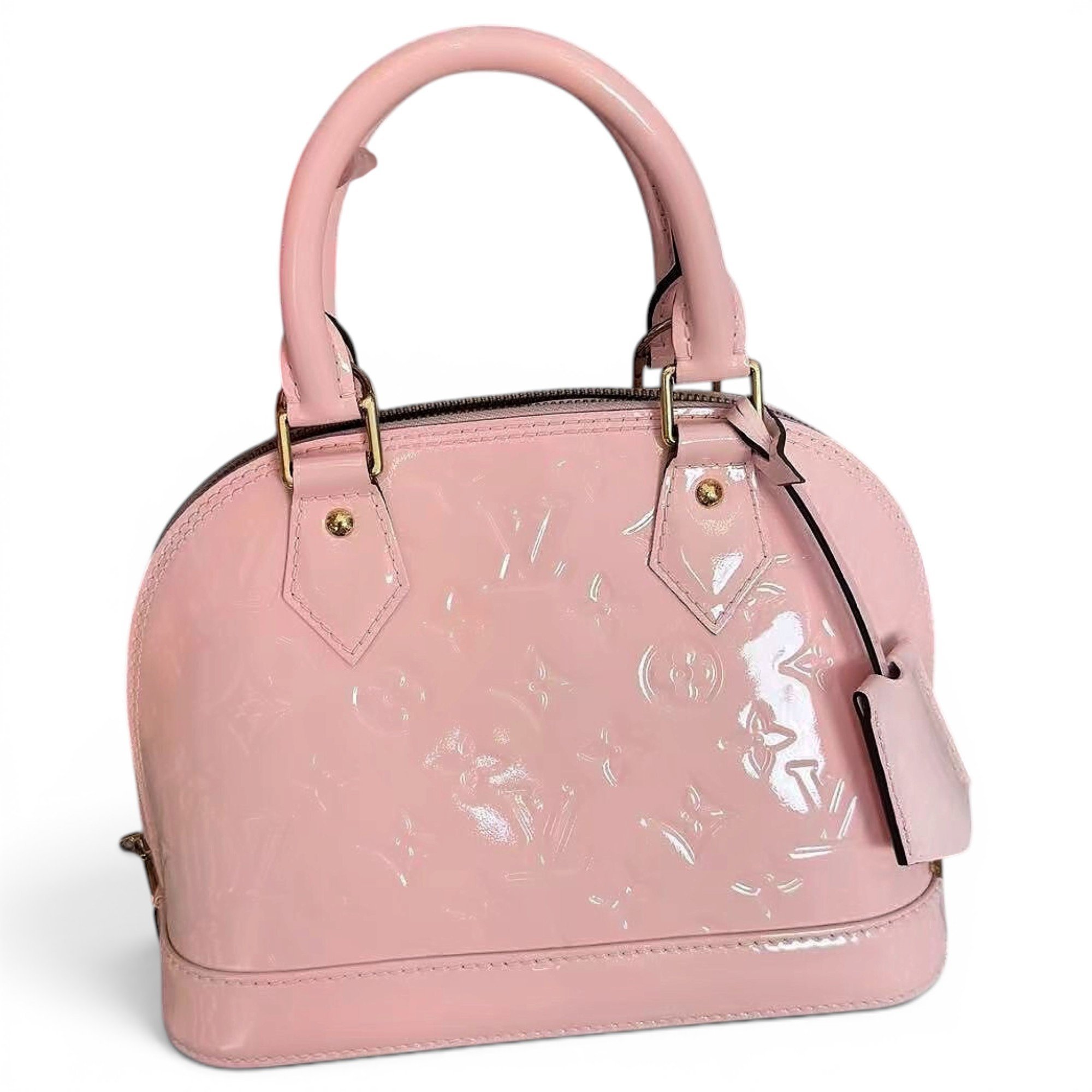Alma BB patent leather handbag