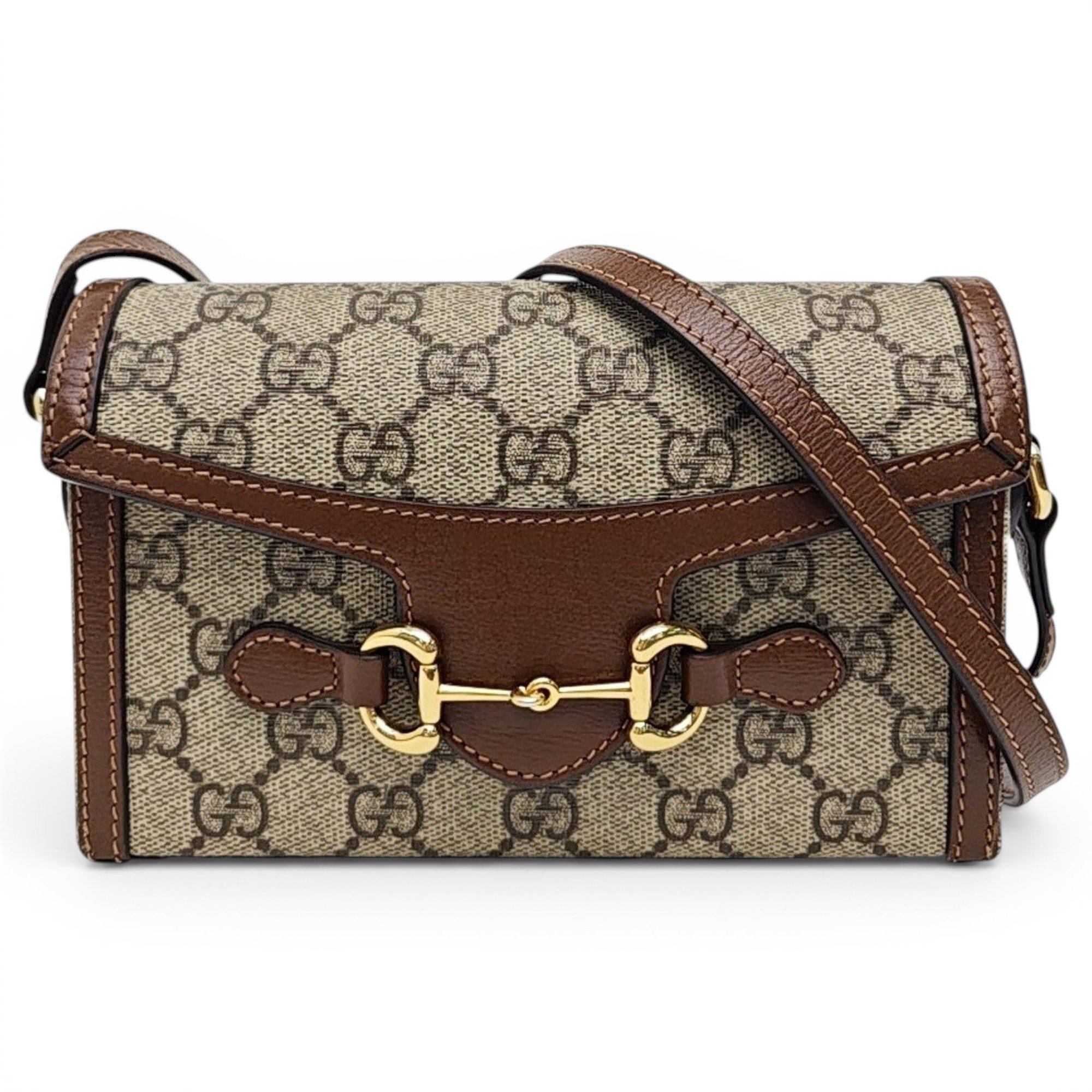 Handle Horsebit 1955 leather handbag