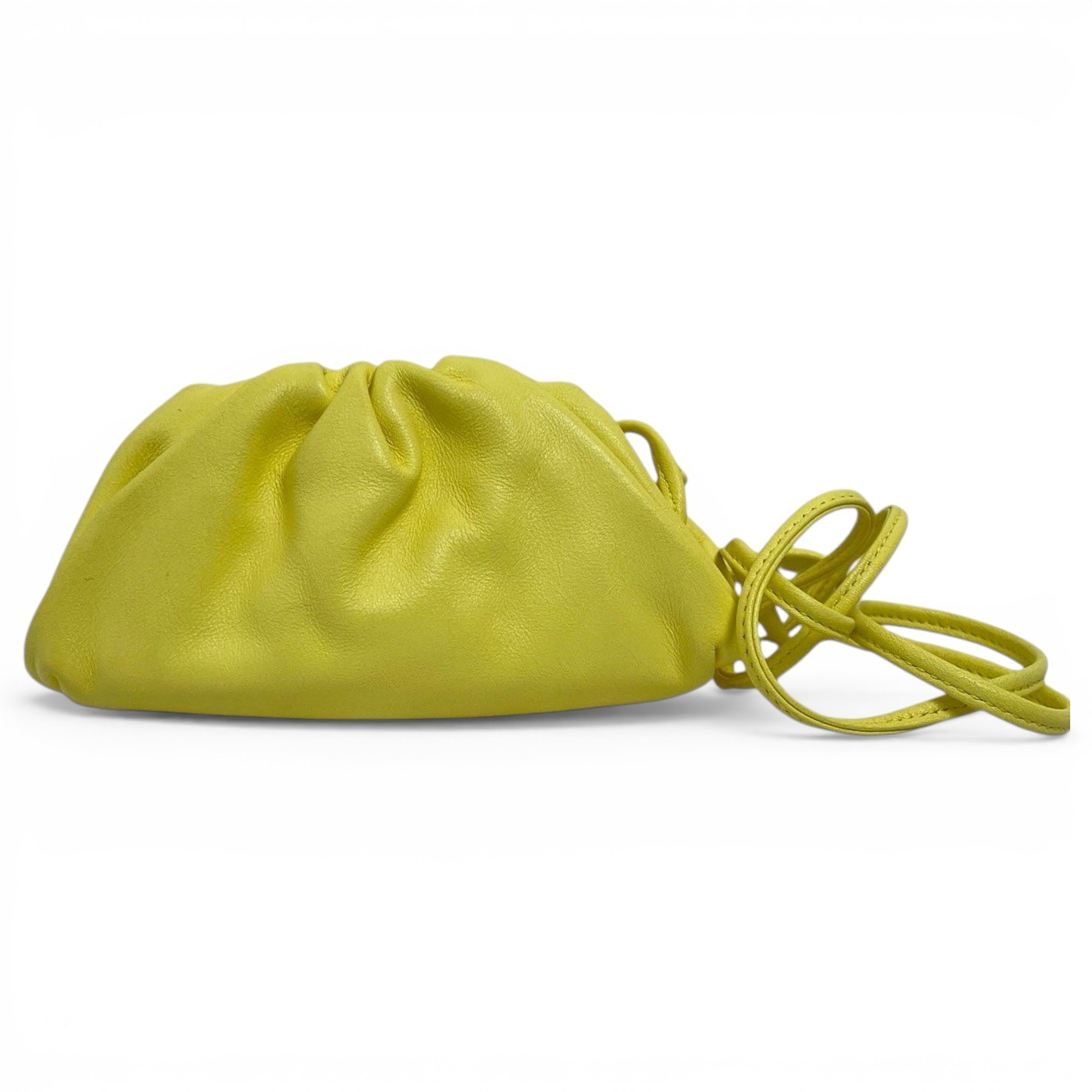Pouch leather handbag