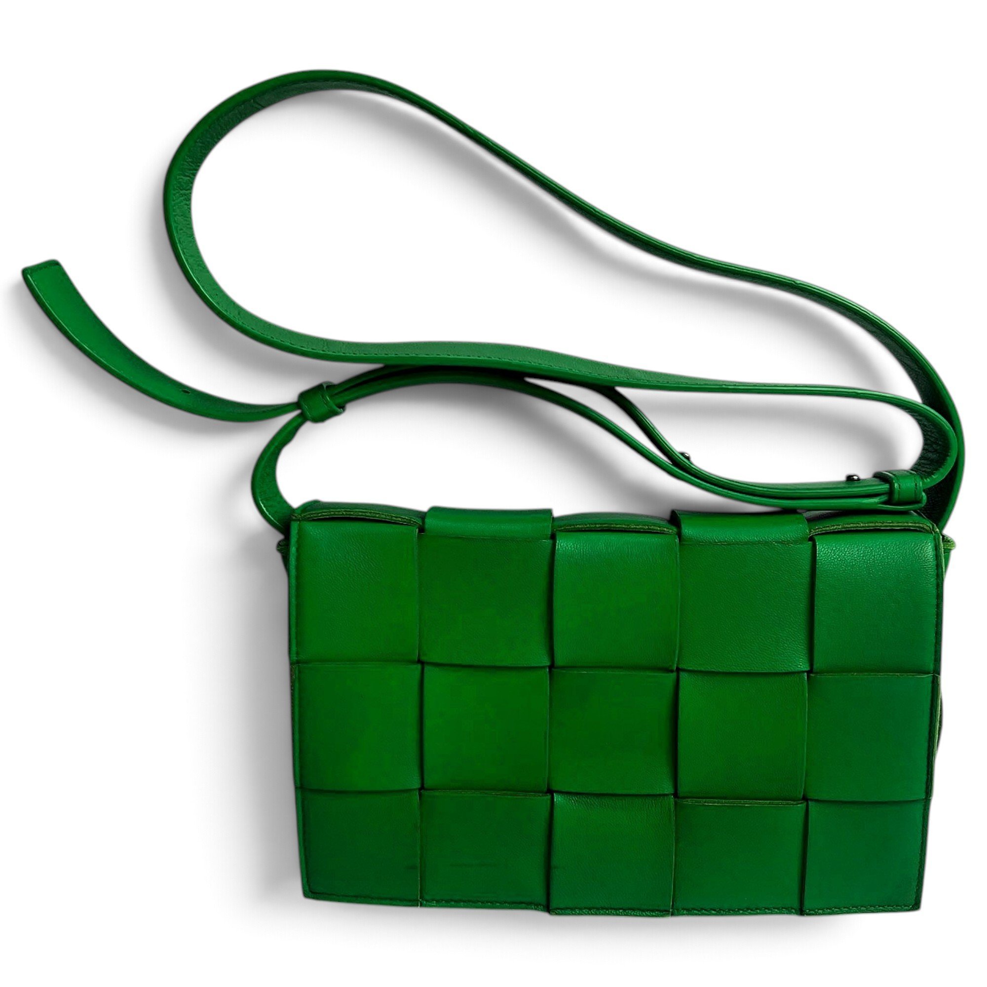 Cassette leather crossbody bag
