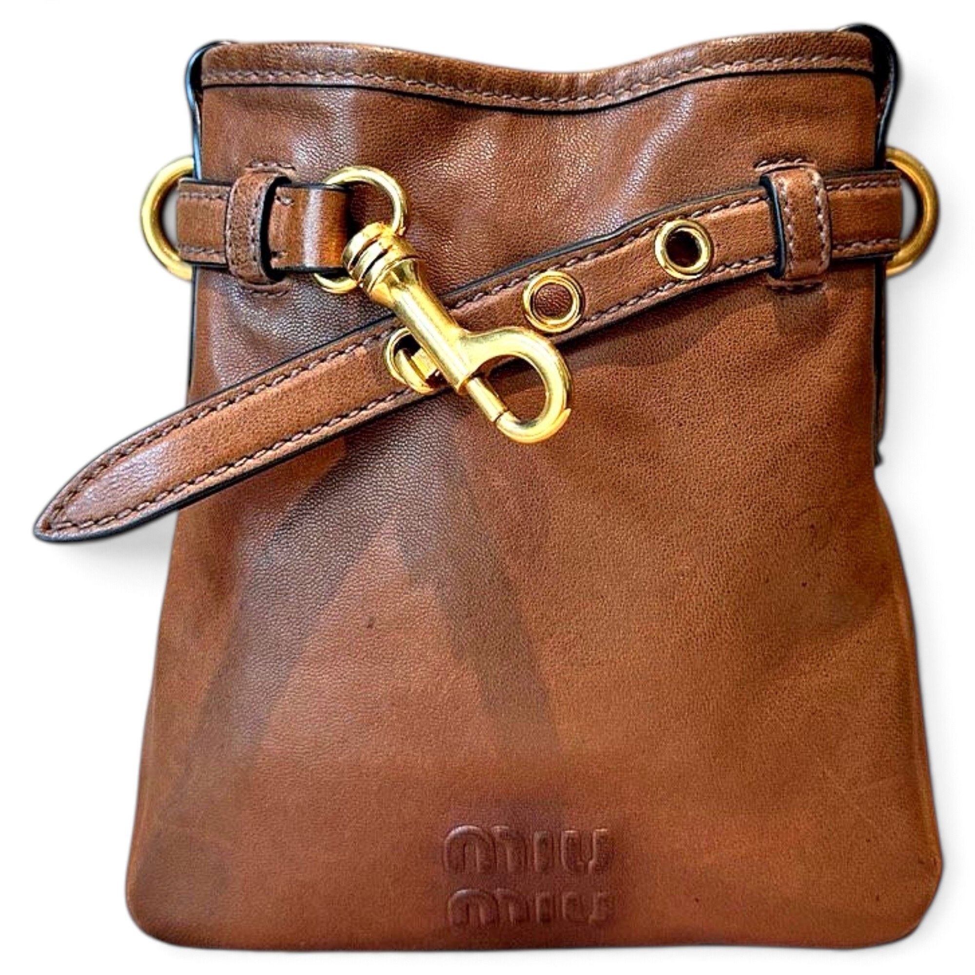 Leather crossbody bag