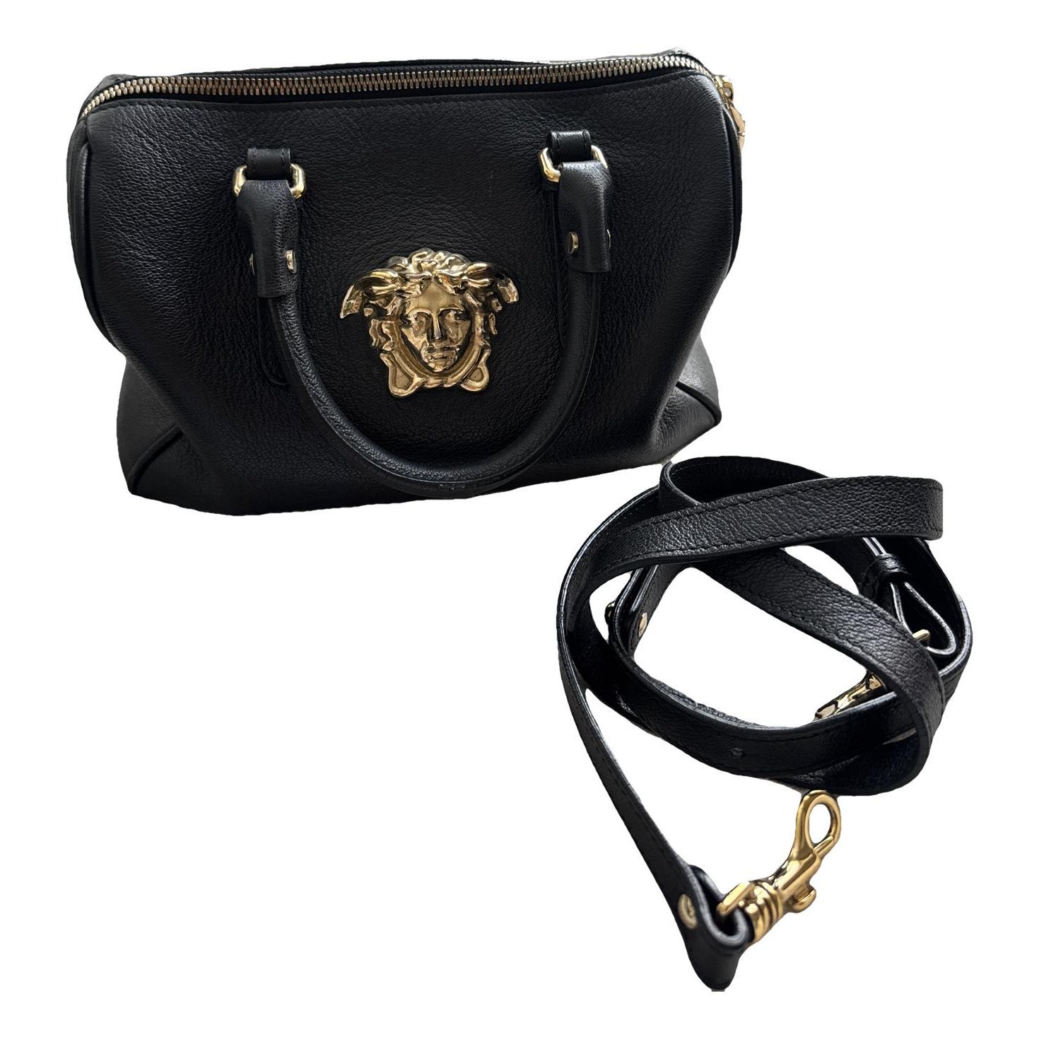 La Medusa leather handbag