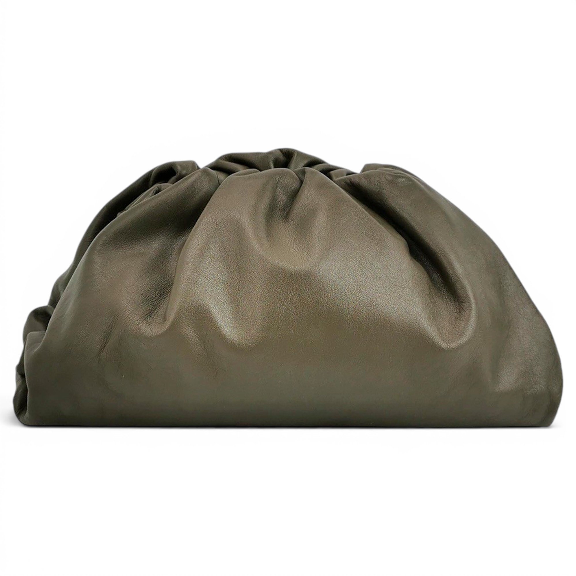 Pouch leather handbag