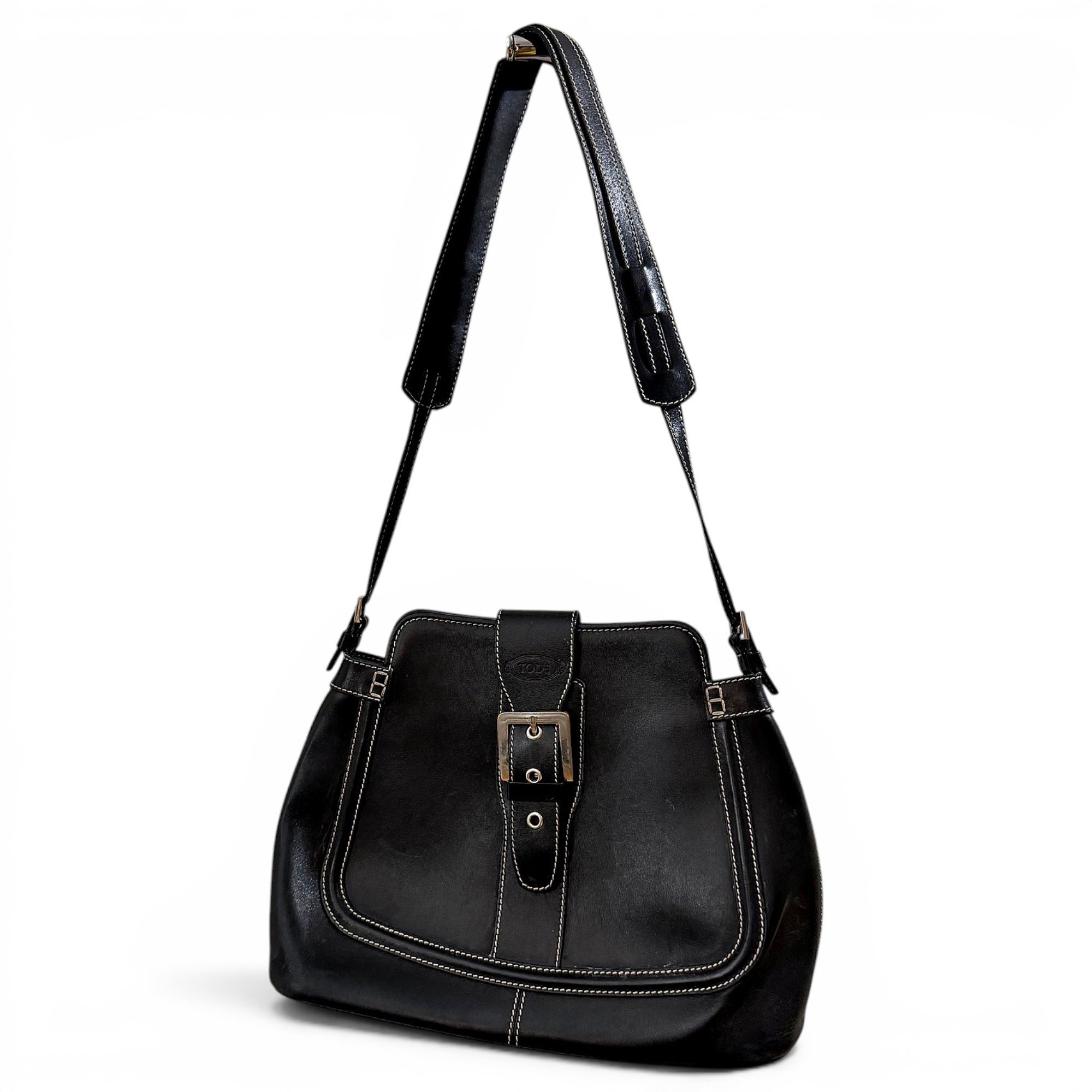 Leather handbag