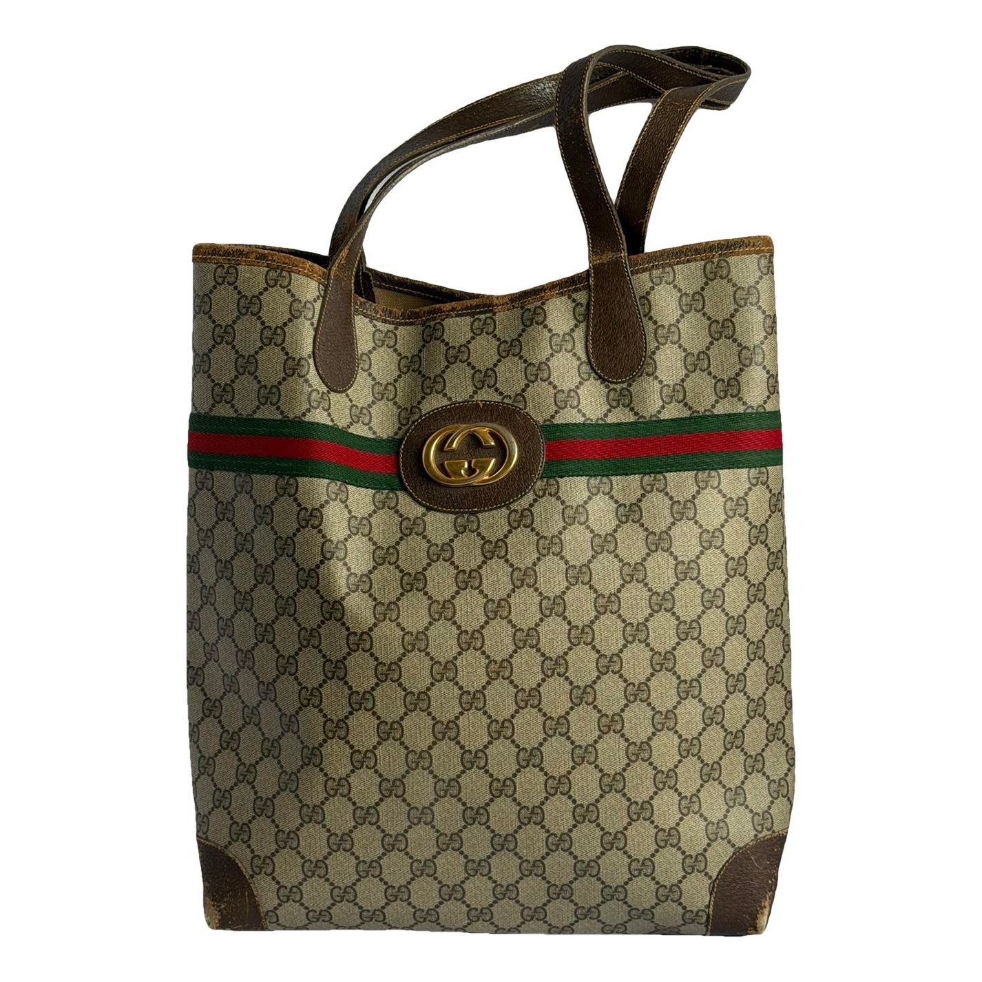 Leather tote