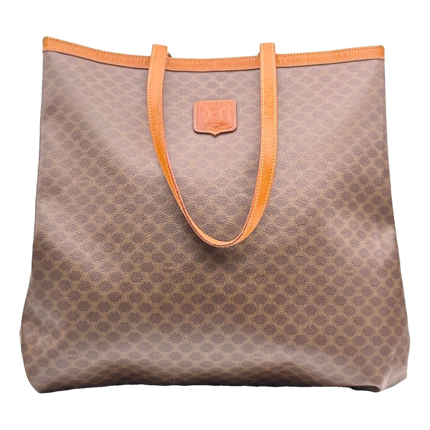 Leather tote