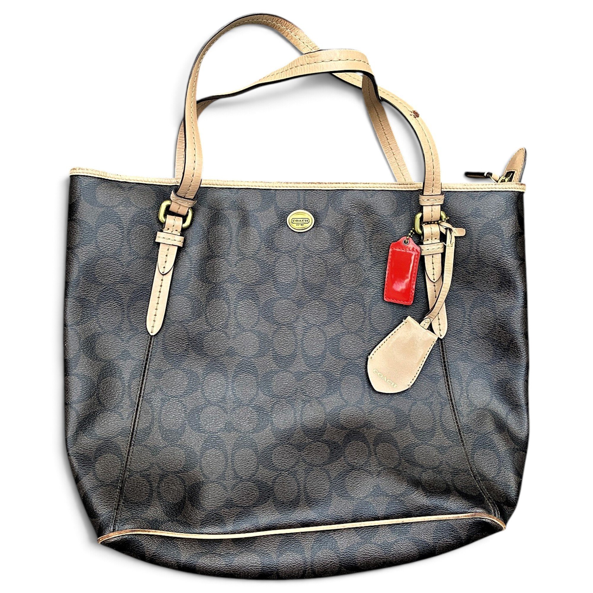 Leather tote