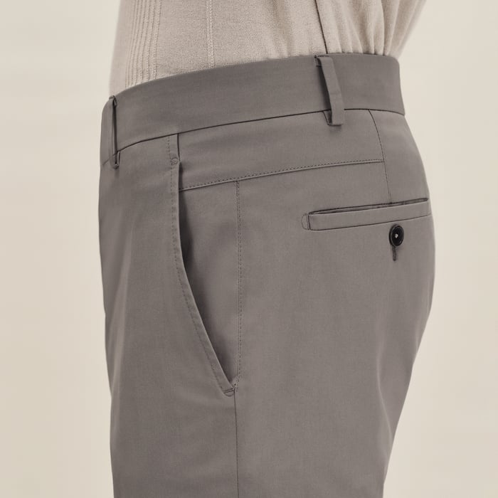 Gris Éléphant Saint Germain Fitted Pants