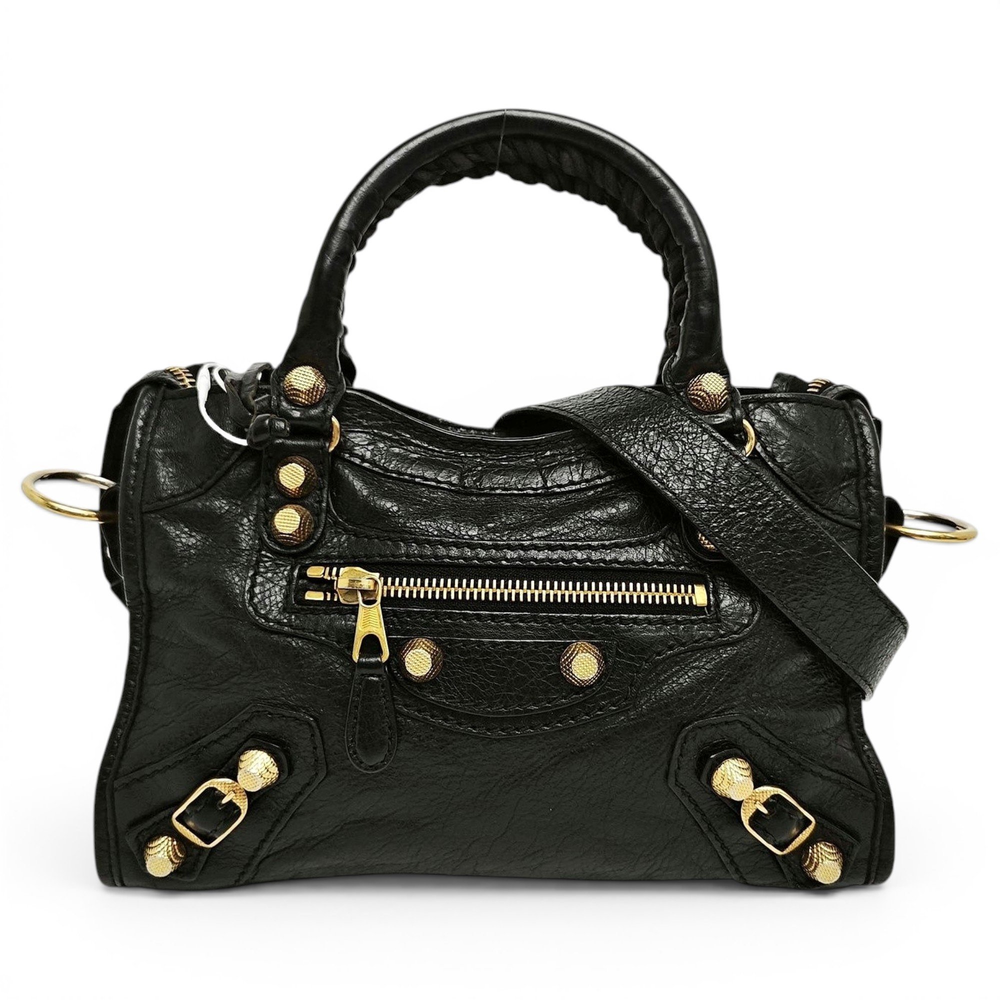 Leather handbag