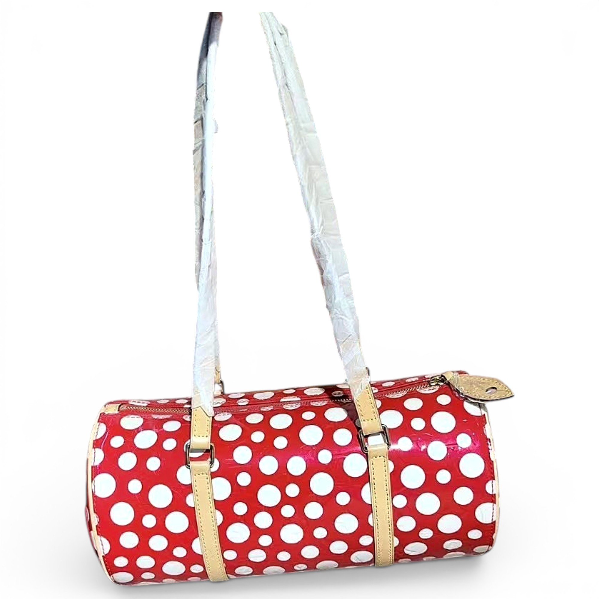 Papillon patent leather handbag