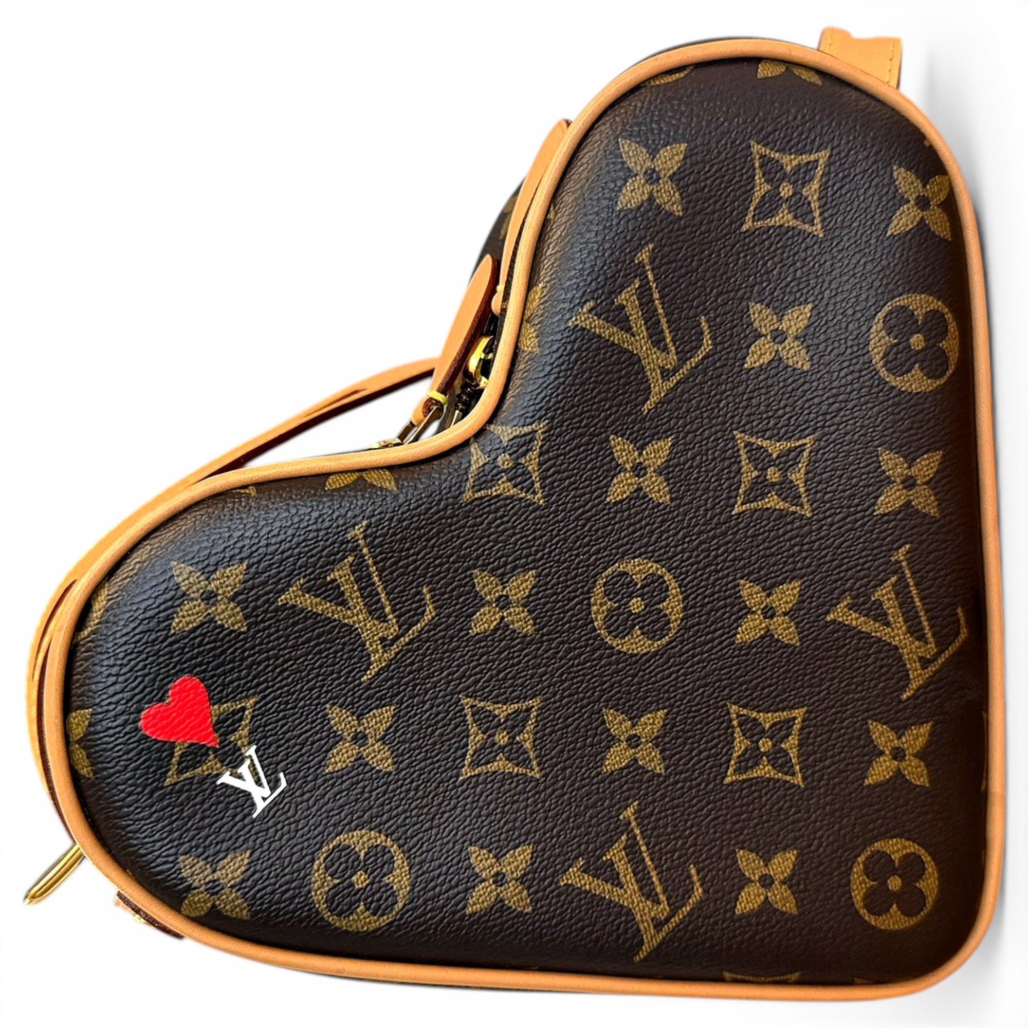 Coeur Game On leather crossbody bag