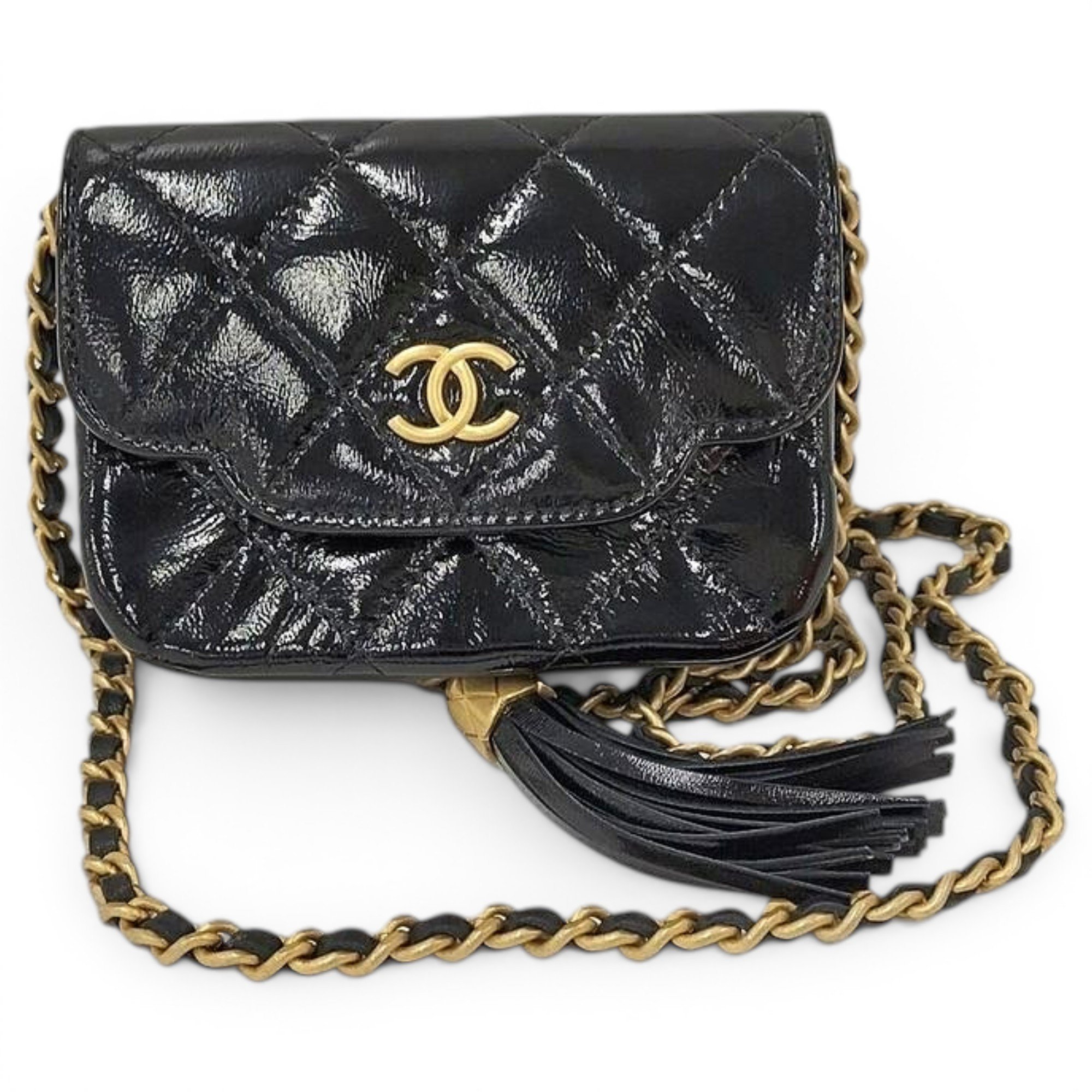 Leather clutch bag