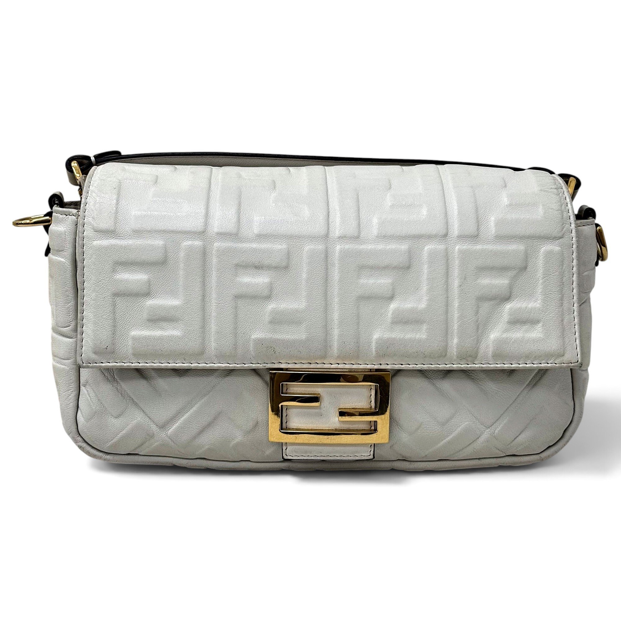 Baguette leather handbag