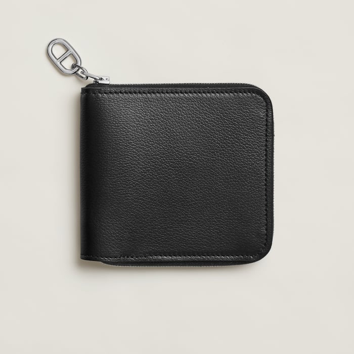 Noir Zipengo II Chaine d'Ancre Wallet