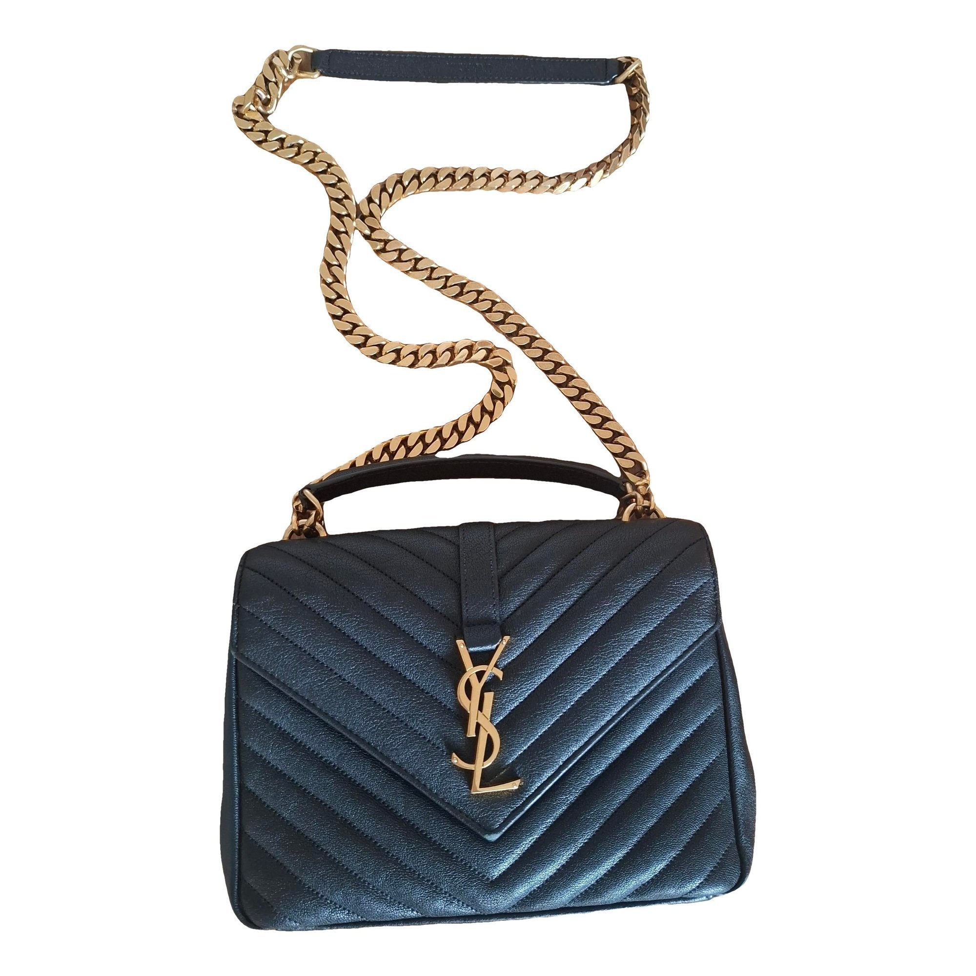 Saint Laurent Collége monogramme leather handbag