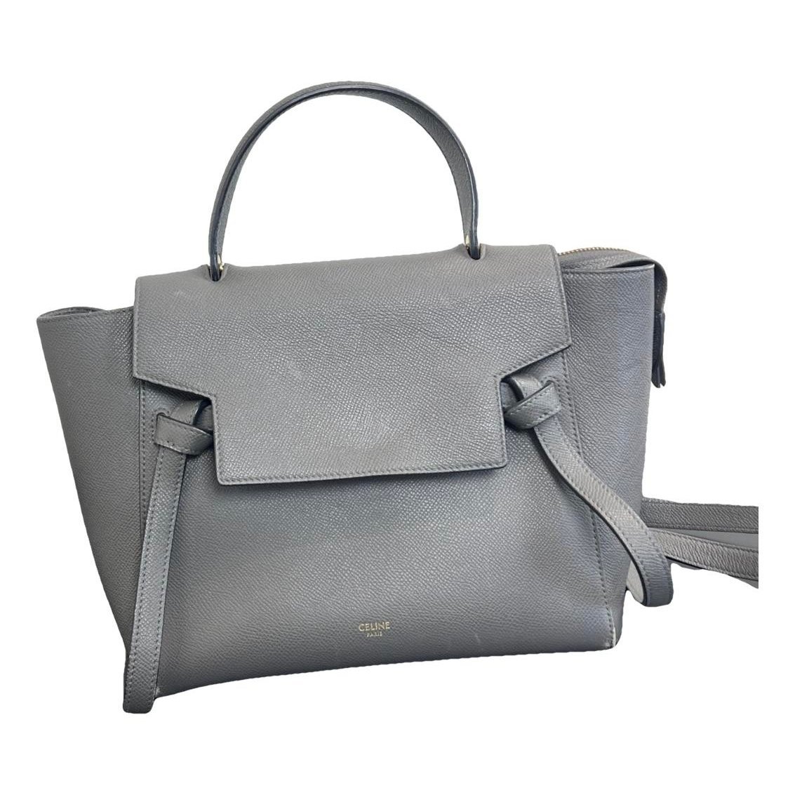 Belt leather handbag