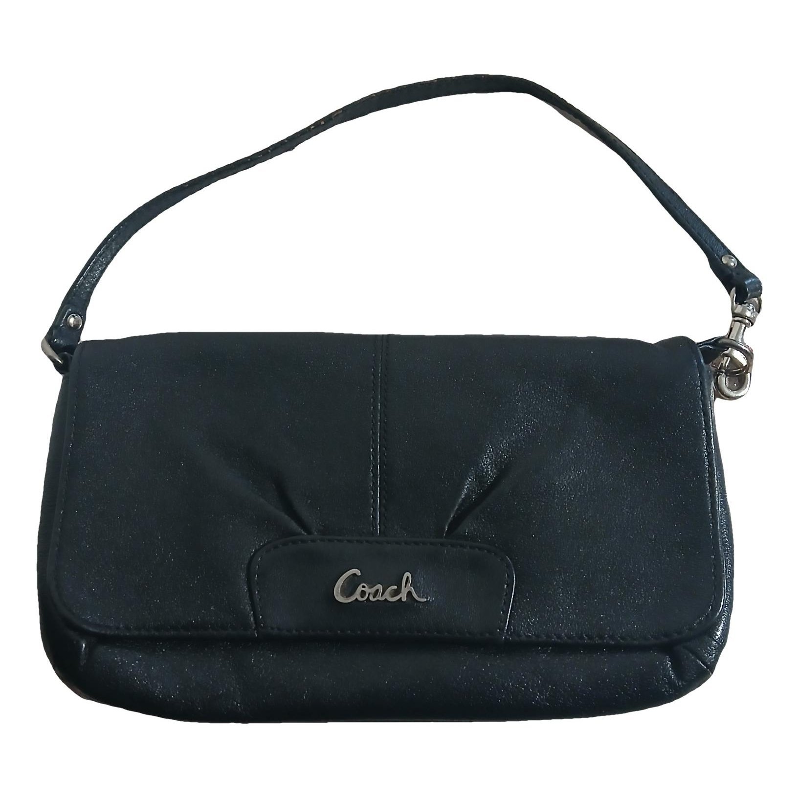 Signature Sufflette leather clutch bag