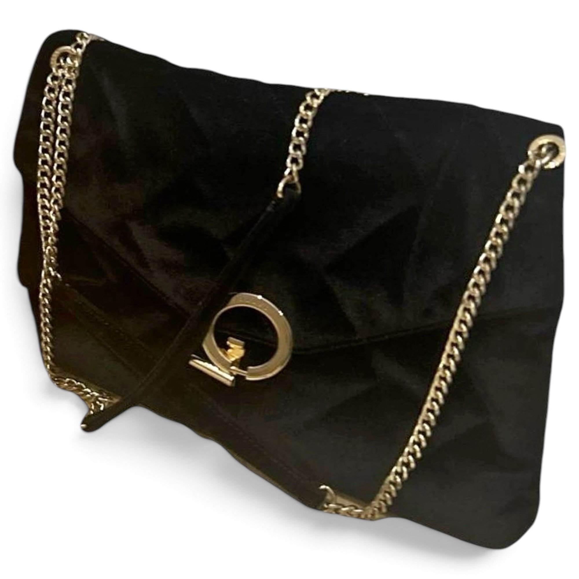 Sandro Yza velvet handbag