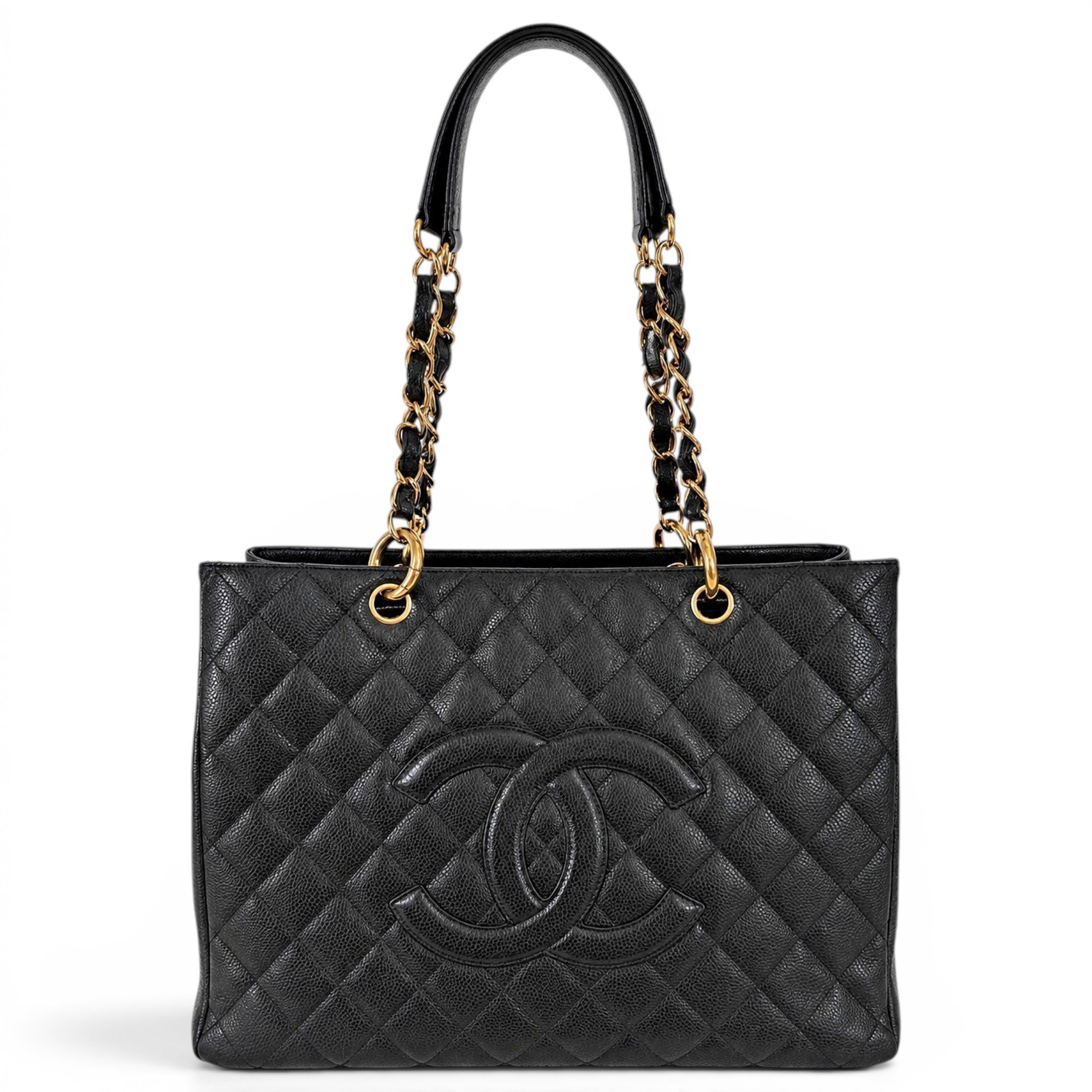 Grand shopping leather tote