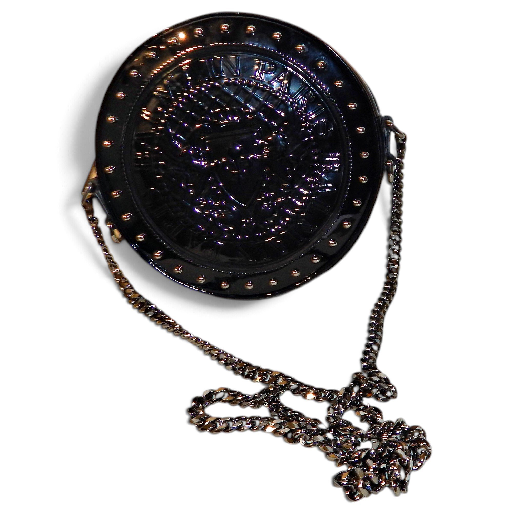 Balmain Patent leather crossbody bag