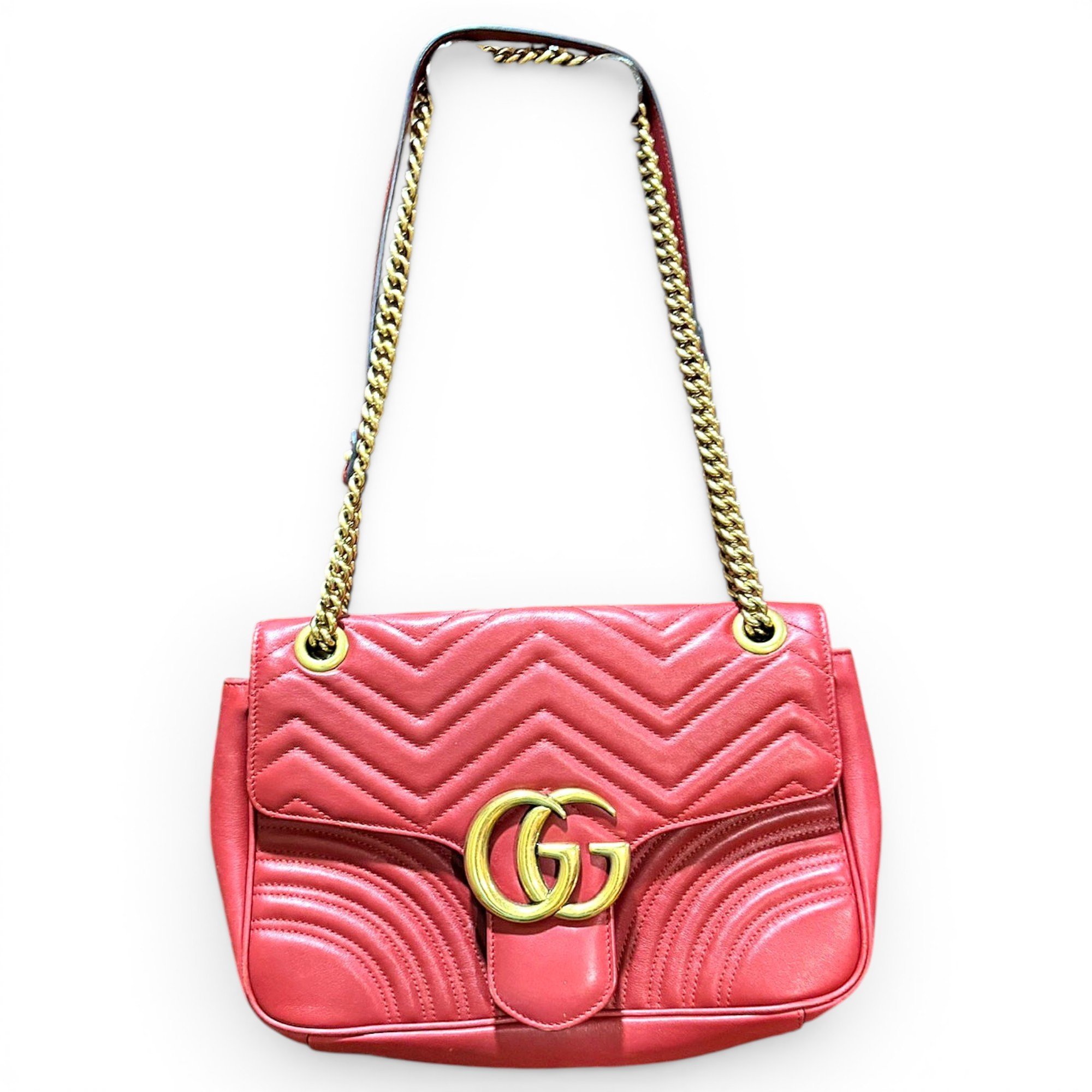 GG Marmont Flap leather handbag