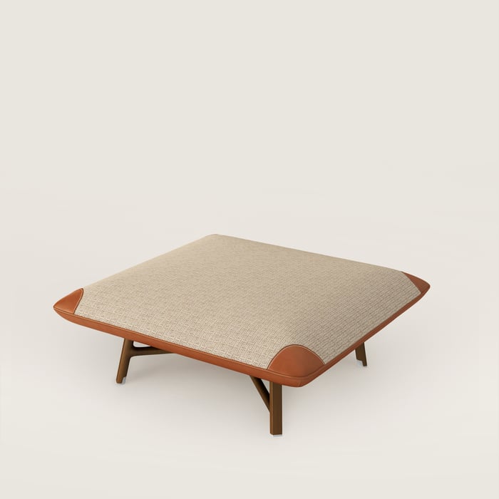 Les Necessaires d'Hermès “carre d'Assise” 로우 스툴, 미디엄 모델
