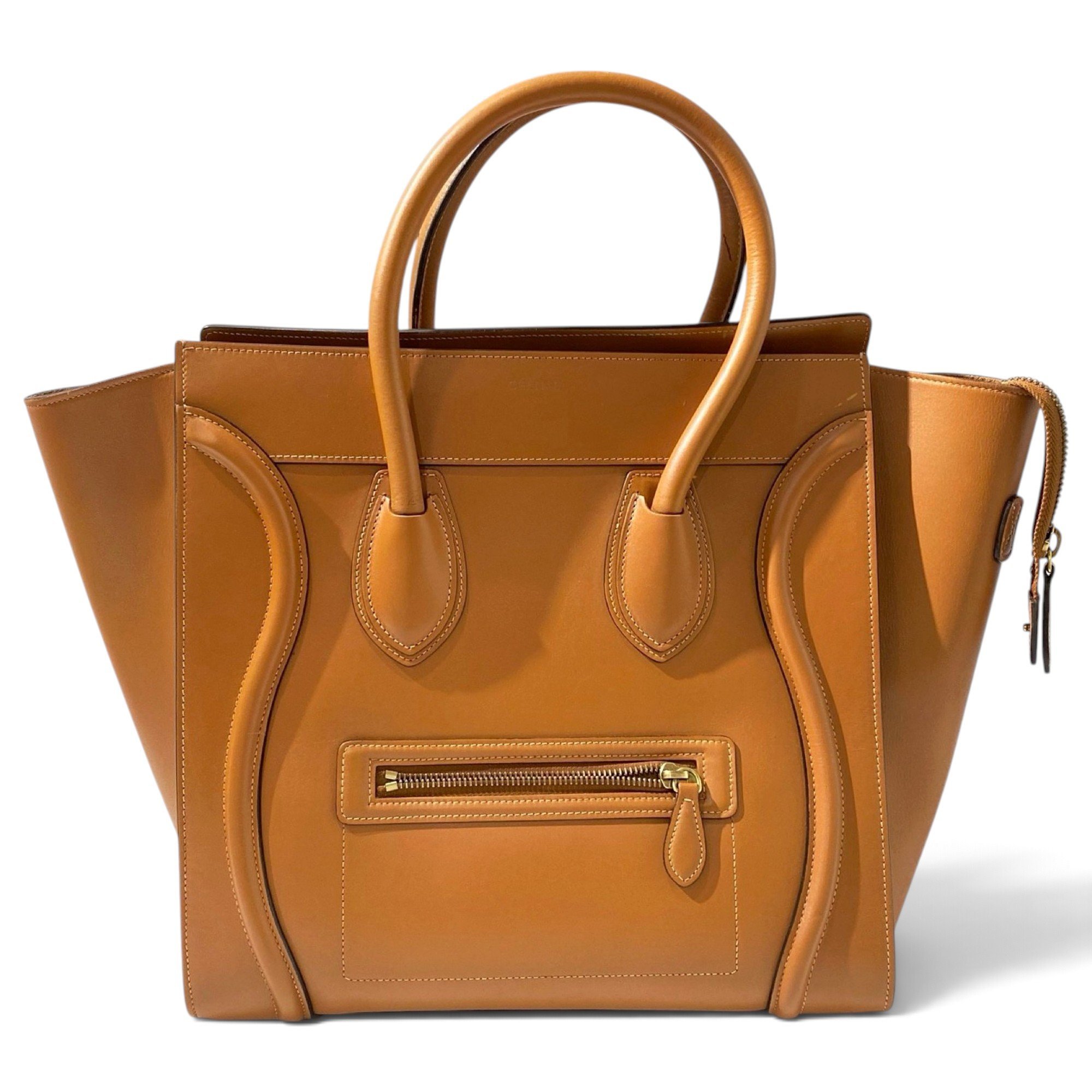 Luggage leather handbag